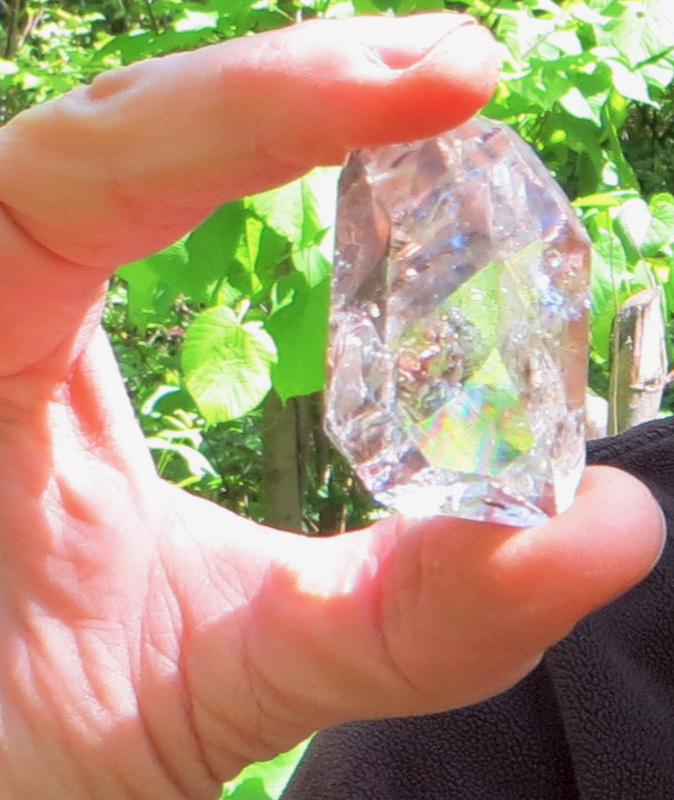 Herkimer Diamond found by a BMC member