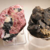 Lot of 2: 1. Eudialyte; 2. Hornblende