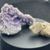 Lot of 2: 1. Quartz ("Grape Agate"); 2. Orthoclase after leucite