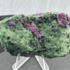 Ruby corundum in zoisite slab