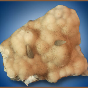 Calcite on Natrolite